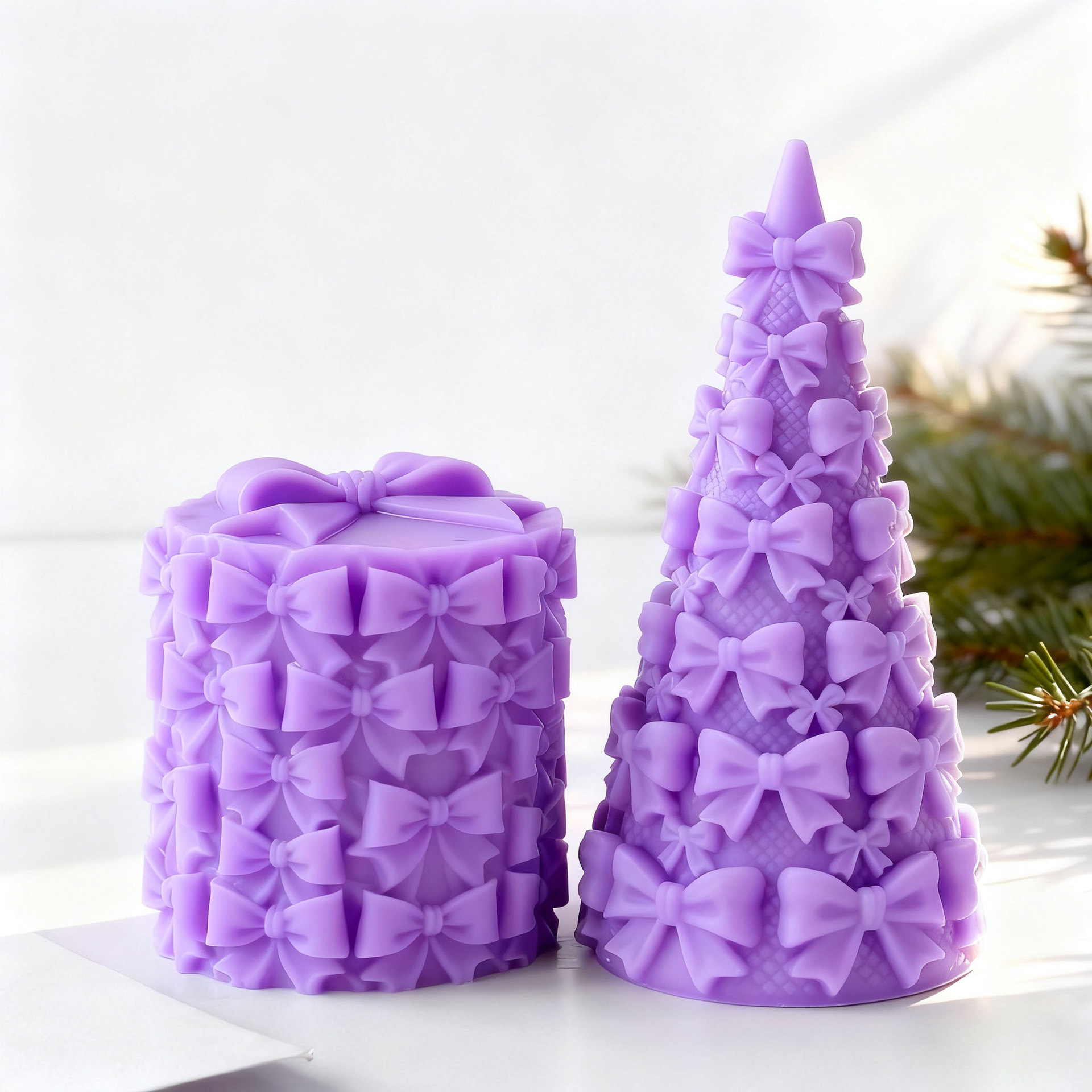 3D Bow Tie Christmas Tree Gift - Candle Supplies Tins 评论和价格