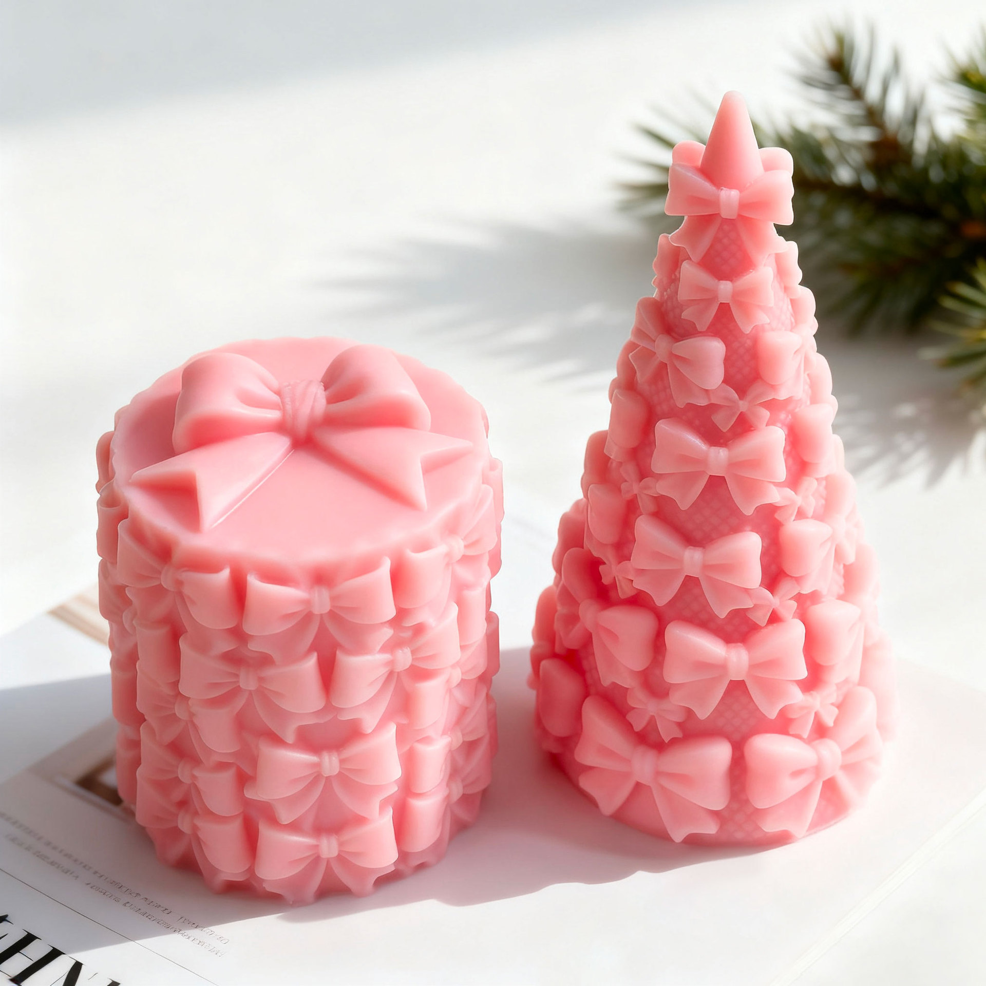3D Bow Tie Christmas Tree Gift - Candle Supplies Tins 评论和价格