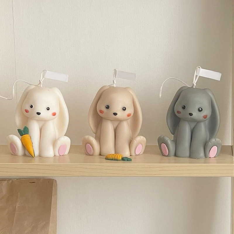 Sitting Rabbit Silicone Candle - Candle Supplies Tins 评论和价格