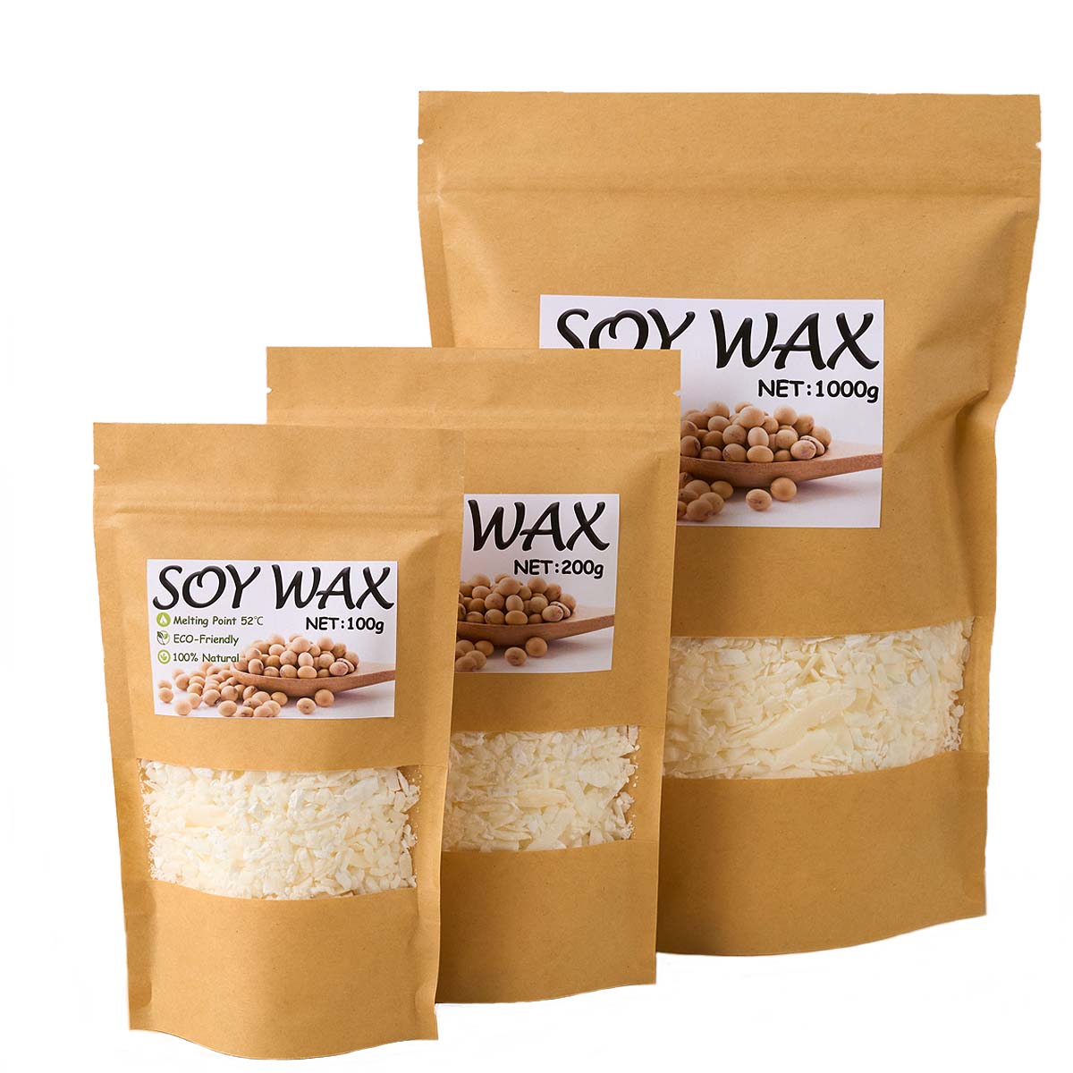 1 Pounds Pure White Soy Wax Fo - Candle Supplies To Make Candles 评论和价格