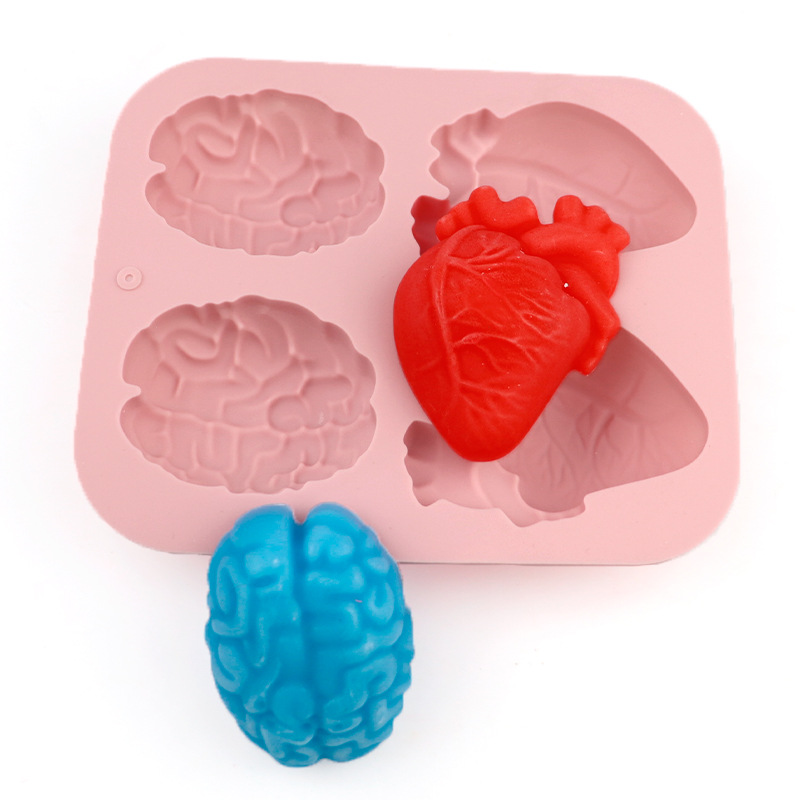 Human Brain And Heart Silicone - Candle Supplies To Make Candles 评论和价格