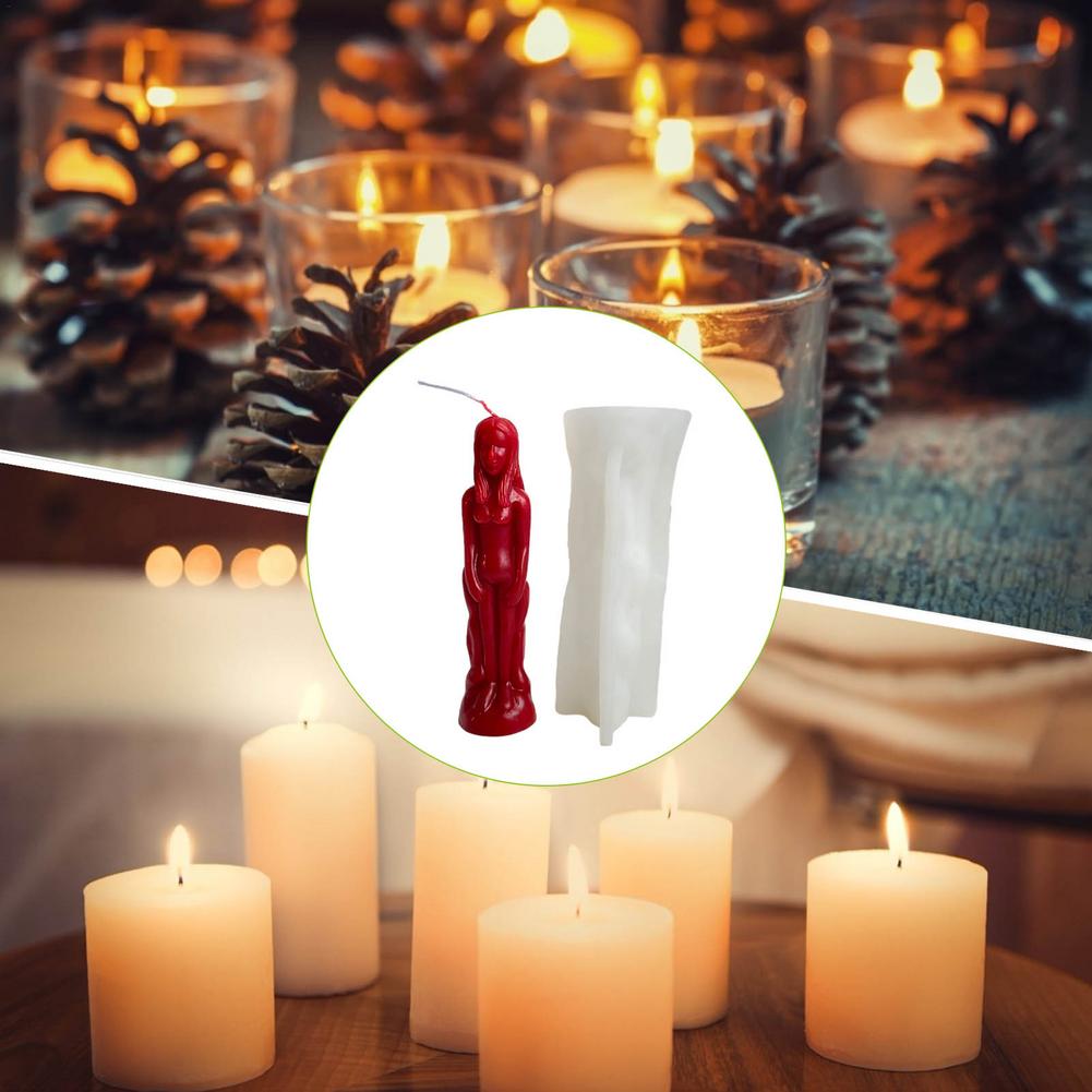 DIY Candle Mold Humanoid Candl - Candle Supplies Tins 评论和价格