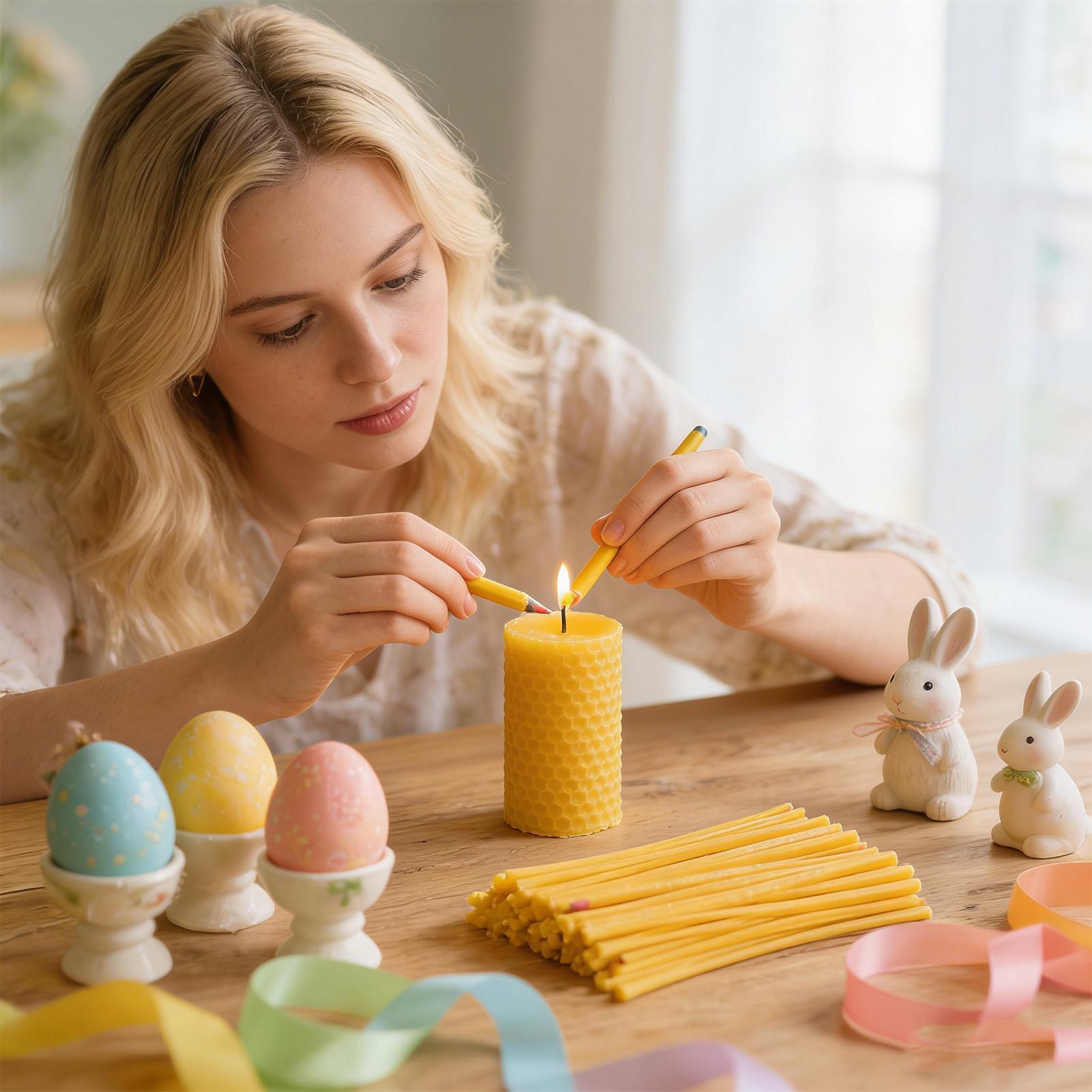 Egg Decorating Beeswax Sticks  - Candle Supplies To Make Candles 评论和价格
