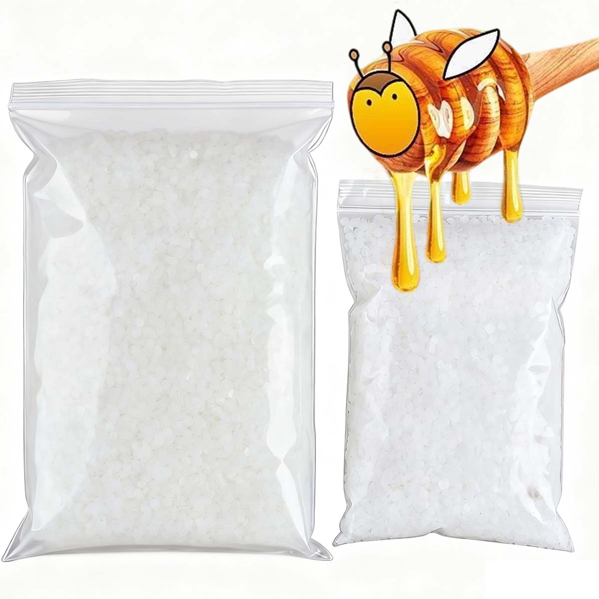 200g-1000g White Beeswax Pure  - Candle Supplies To Make Candles 评论和价格