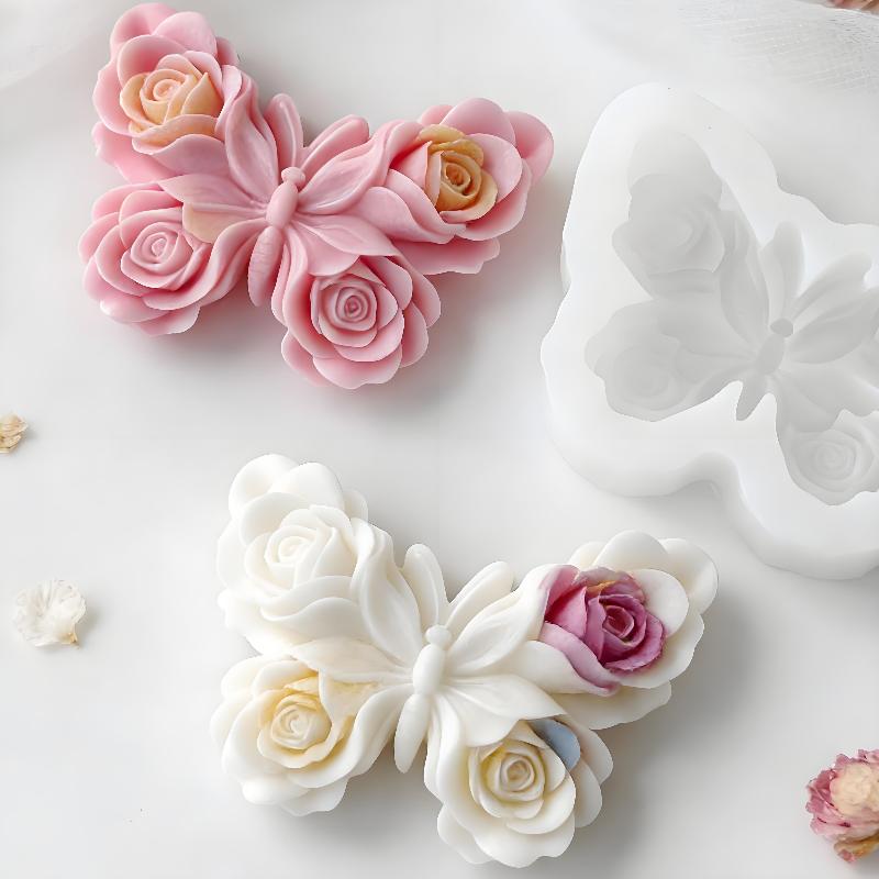 DIY Rose Butterfly Form Silico - Candle Supplies To Make Candles 评论和价格
