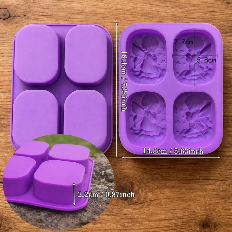 Angel Silicone Mold For Soap M - Candle Supplies To Make Candles 评论和价格