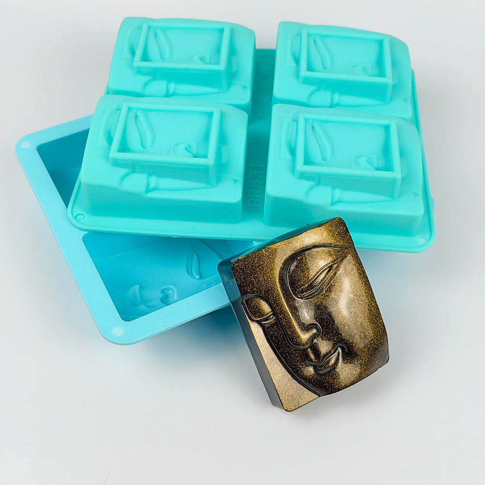 4 Holes Buddha Portrait Soap M - Candle Supplies To Make Candles 评论和价格