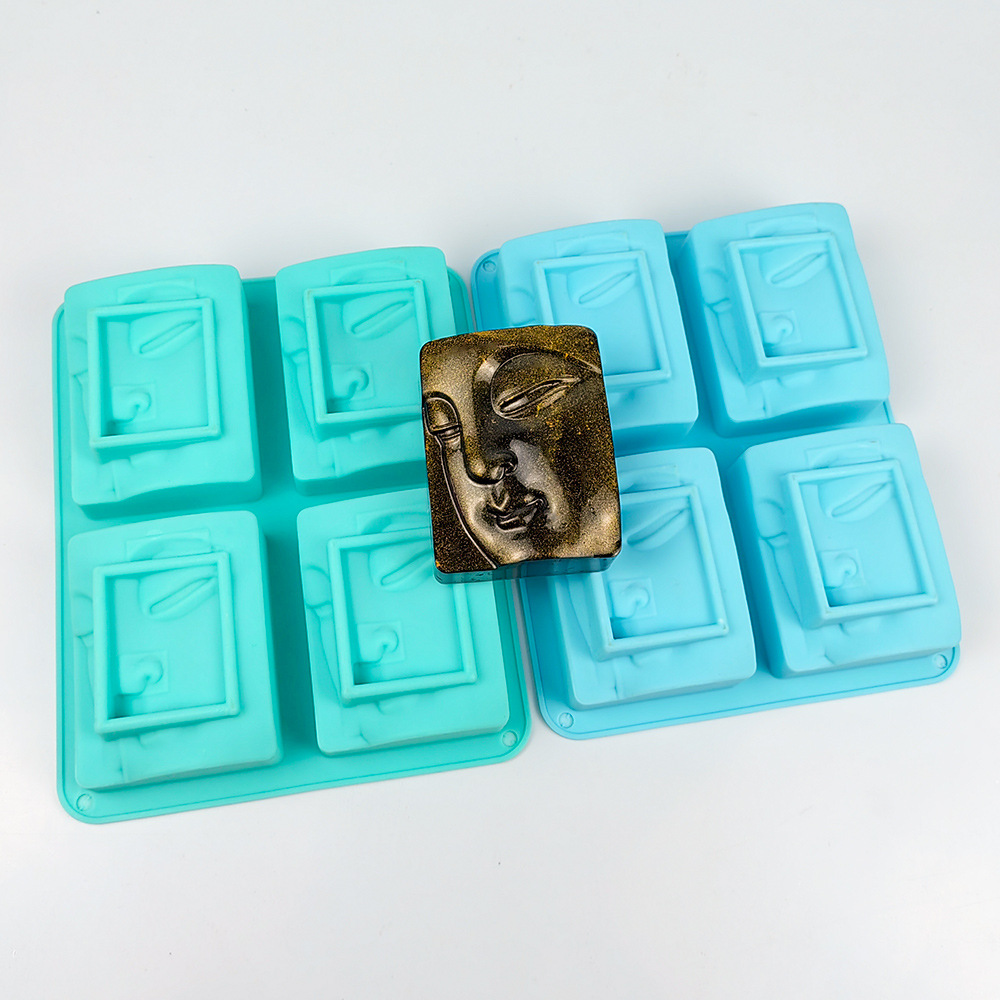 4 Holes Buddha Portrait Soap M - Candle Supplies To Make Candles 评论和价格