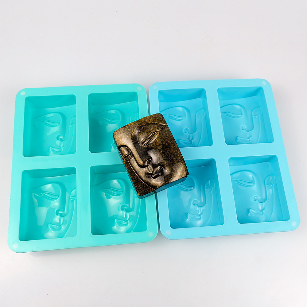 4 Holes Buddha Portrait Soap M - Candle Supplies To Make Candles 评论和价格
